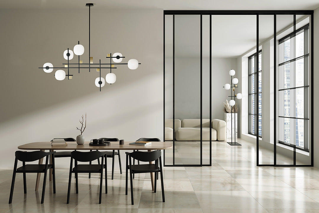 Miloox - Lingotto - 1744.351 - Lampada sospensione 8 Luci