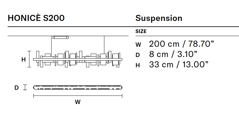 HONICÉ  S/200 S/150 - Masiero Dimore