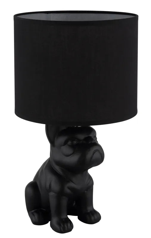 Lampada da Tavolo DOGO Globo Lighting con Bulldog Francese Nero