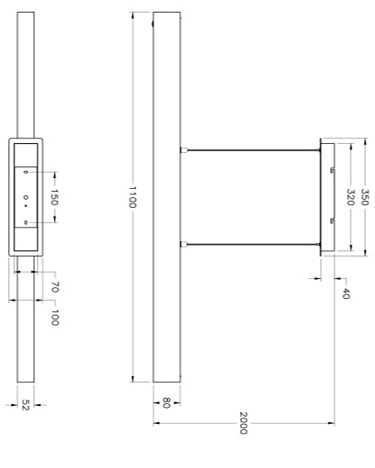 Badia - Sospensione 43w Led