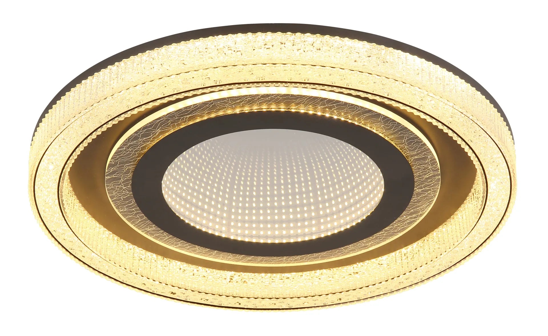 Plafoniera ALSUNA Globo Lighting LED Effetto Tunnel 3D Antracite Dimmerabile