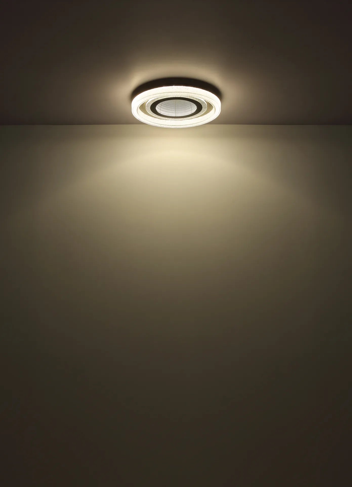 Plafoniera ALSUNA Globo Lighting LED Effetto Tunnel 3D Antracite Dimmerabile