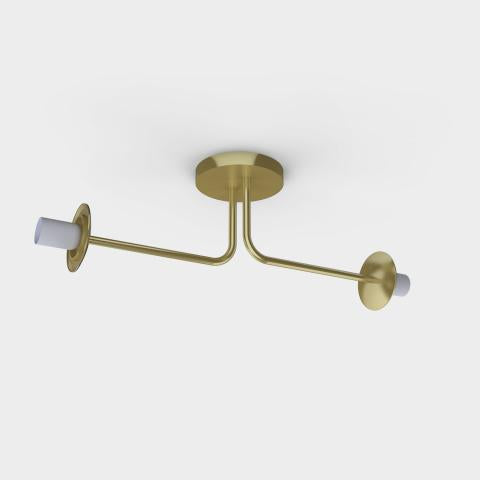 Parma Plafoniera 2 Luci con Diffusore Opale | ACB