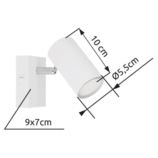 Globo Lighting - ROBBY – Serie di Faretti Color Bianco