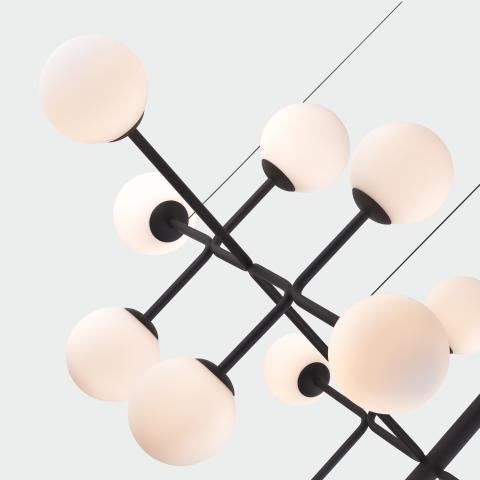 Doris Sospensione 1 Luce con Diffusore in Vetro | ACB