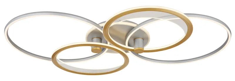 Plafoniera UMBRA Globo Lighting LED Dimmerabile Argento e Oro