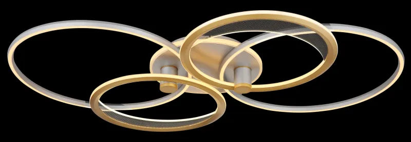 Plafoniera UMBRA Globo Lighting LED Dimmerabile Argento e Oro