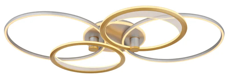 Plafoniera UMBRA Globo Lighting LED Dimmerabile Argento e Oro