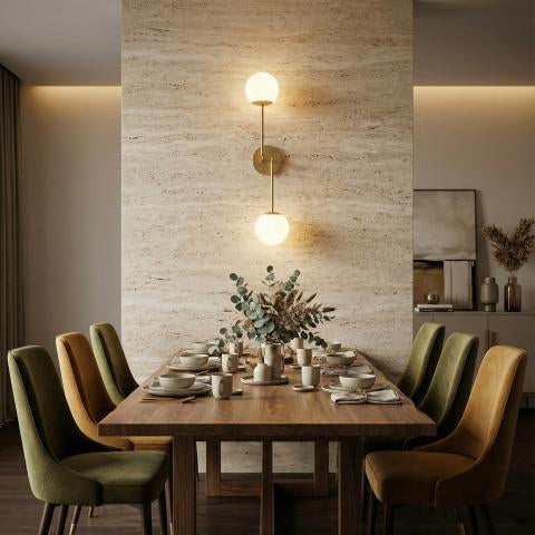 Parma Plafoniera 2 Luci con Diffusore Opale | ACB