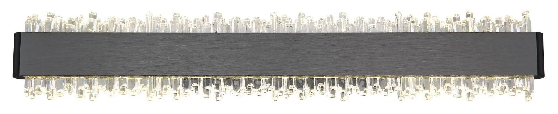 Applique STALAGMITA Globo Lighting LED Nero Opaco con Cristalli Acrilici