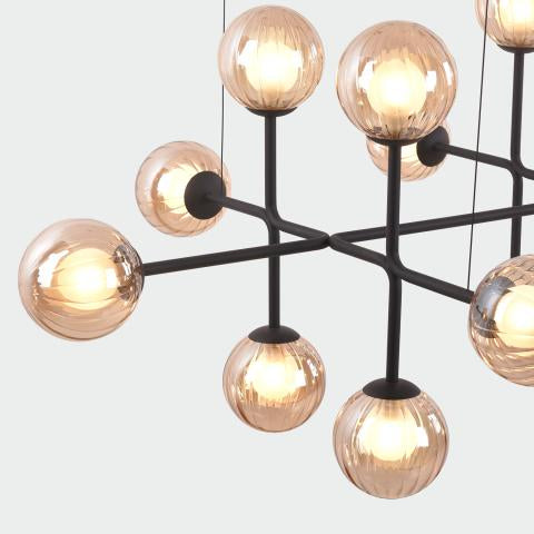 Doris Sospensione 1 Luce con Diffusore in Vetro | ACB