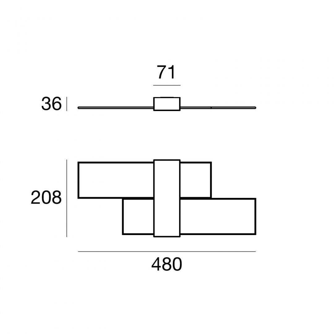 Linea Light - Triad plafoniera 2.0