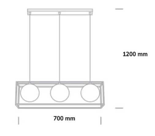 DKL - Cubo Globe 3L - Sospensione