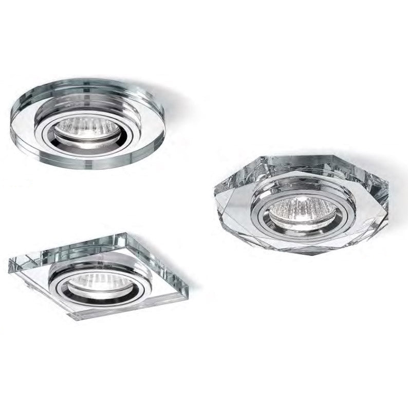 Gea Luce - Recessed Spotlights - Faretto Incasso - Metallo e Cristallo