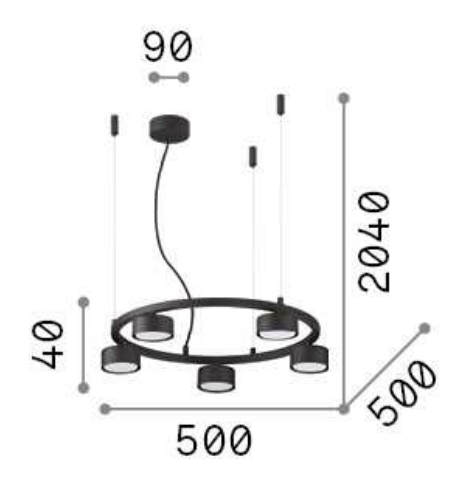 Ideal Lux - Minor Circolar - Lampadario