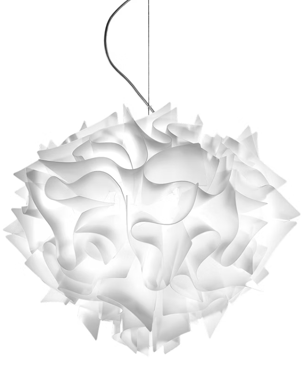 Slamp - Veli Suspension White by Adriano Rachele