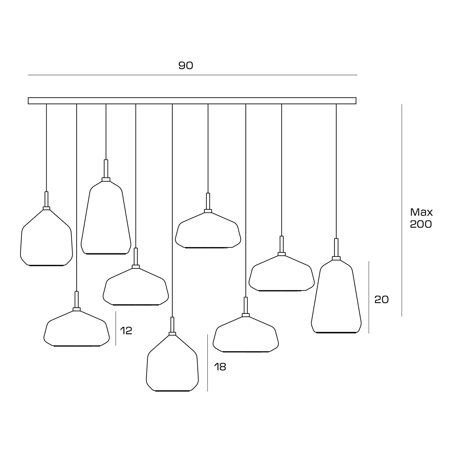 Miloox - X-RAY 9 Luci