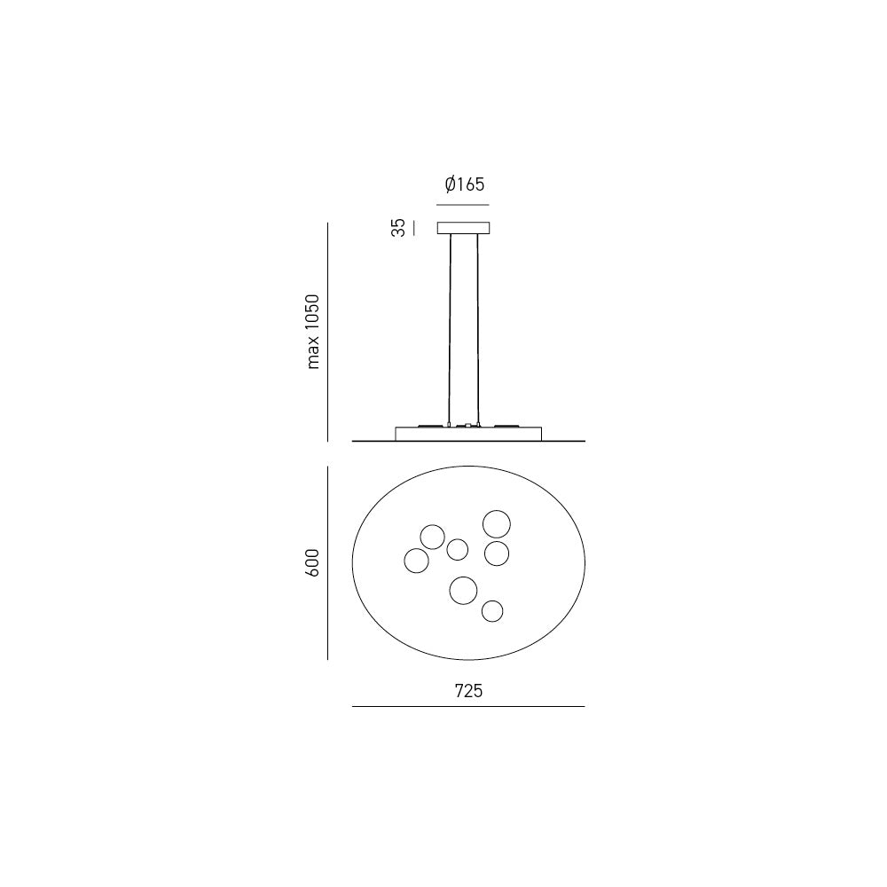 Gea Luce - Luna Sospensione