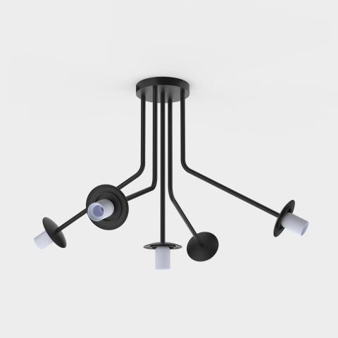 Parma Sospensione 5 Luci con Diffusori Decorativi Ø180 mm | ACB
