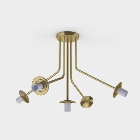 Parma Sospensione 5 Luci con Diffusori Decorativi Ø180 mm | ACB