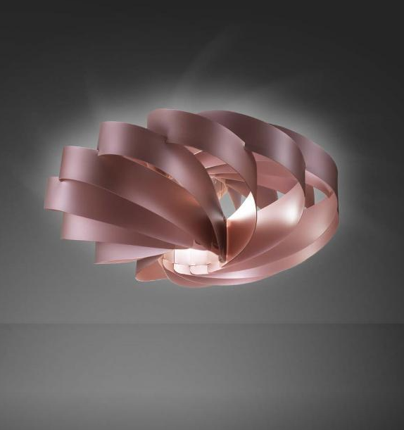 Linea Zero - Flat New Plafoniera - Silver, New Gold, Copper, Pink Metal