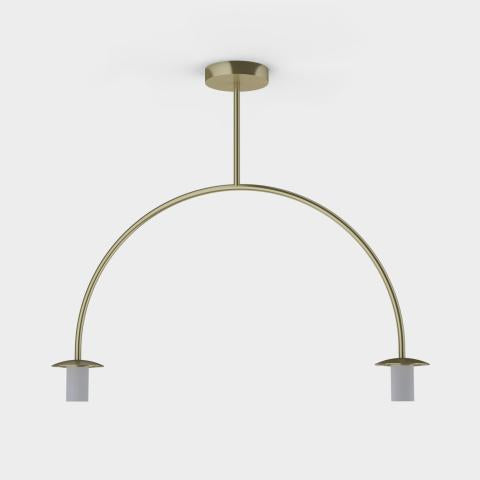 Parma Sospensione 2 Luci con Diffusore Decorativo Ø180 mm | ACB