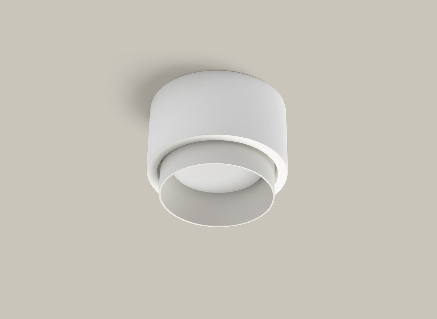Sforzin Tecnico - Syme Tonda - Lampada da Soffitto in Gesso