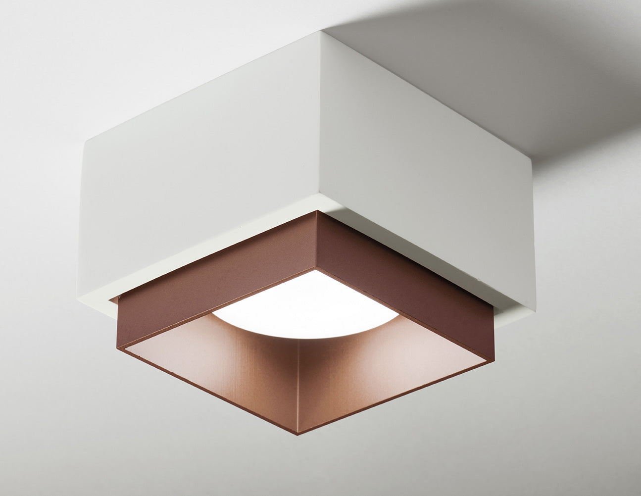 Sforzin Tecnico - Syme Quadrata - Lampada da Soffitto in Gesso