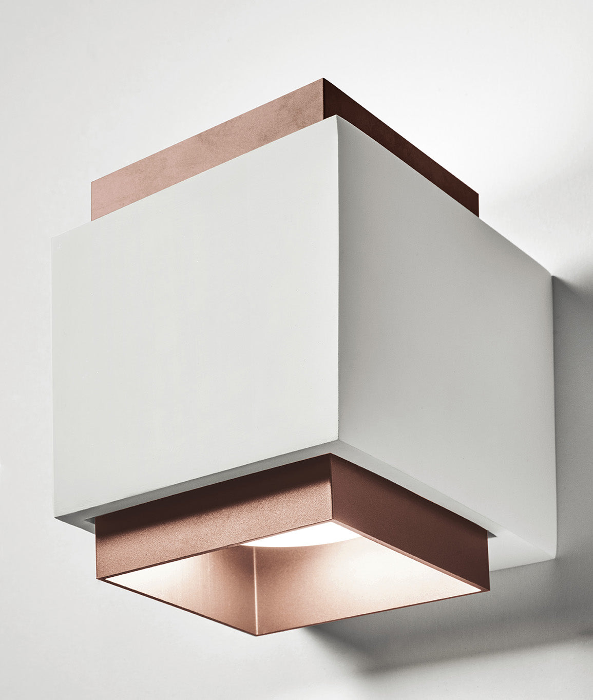 Sforzin Tecnico - Syme Quadrata - Lampada da parete in Gesso