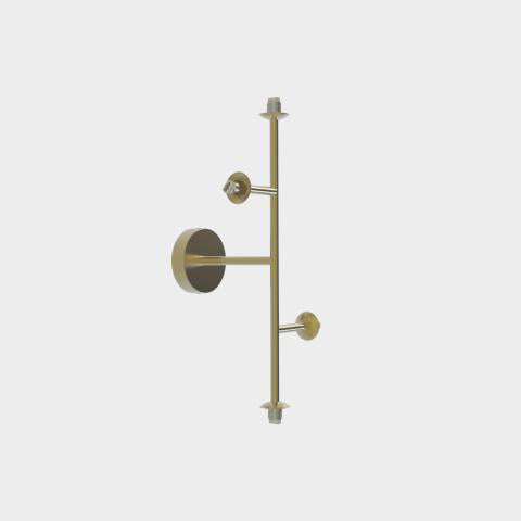 Doris Applique 4 Luci con Diffusori in Vetro Ø12 cm | ACB