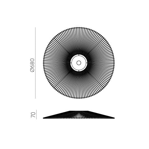 Pamela Sospensione con Kit Incasso 2,5 mt