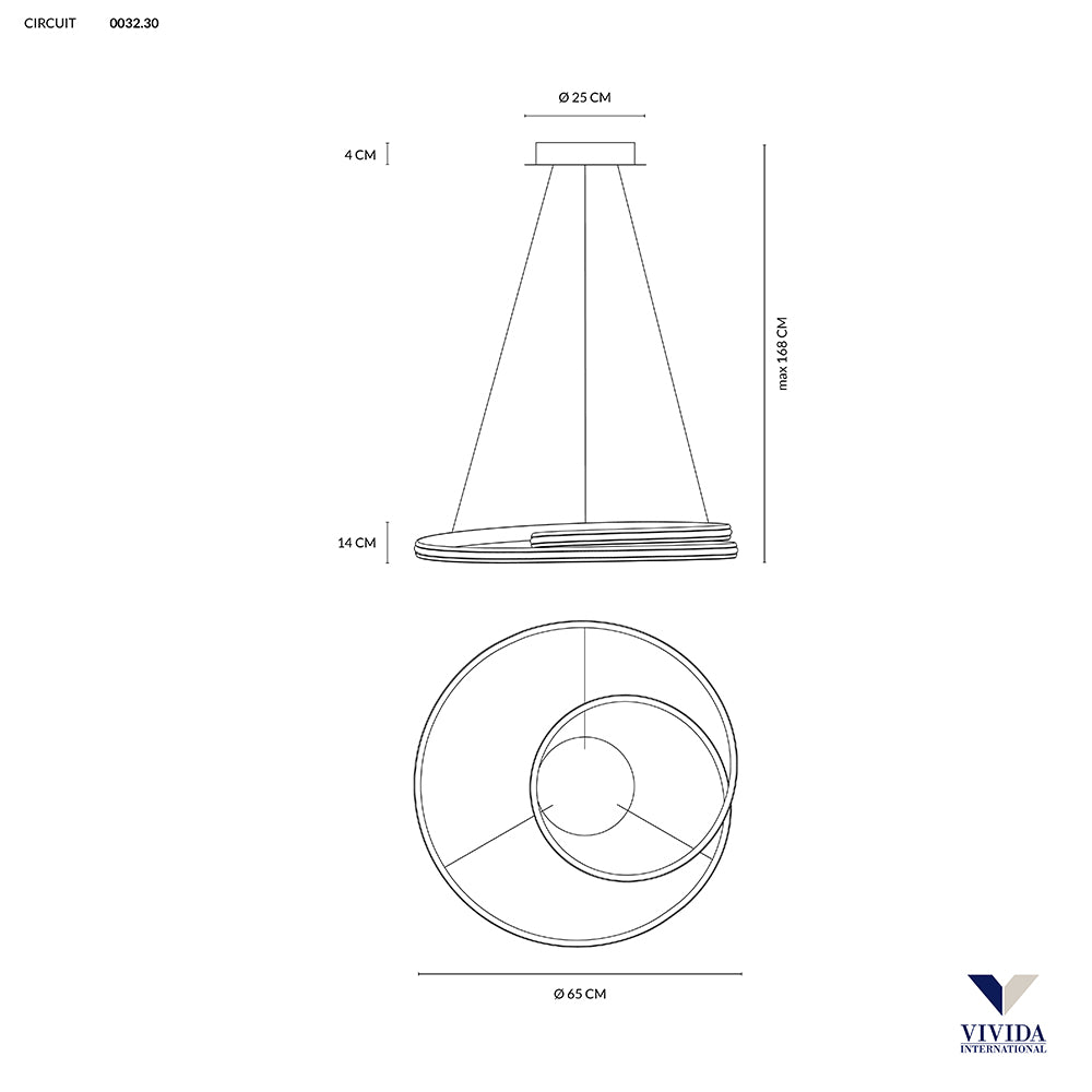 Vivida -Circuit - 3000 - 4000K  - Sospensione