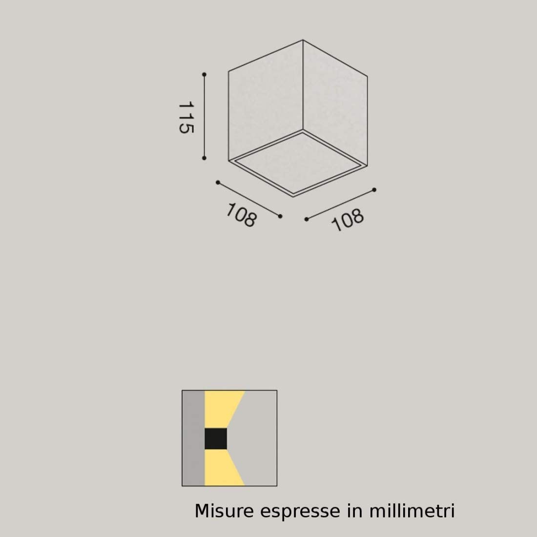 Gea Luce - Apo - Applique da Esterno